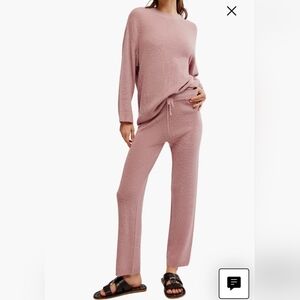 Free people beach Malibu sweater set